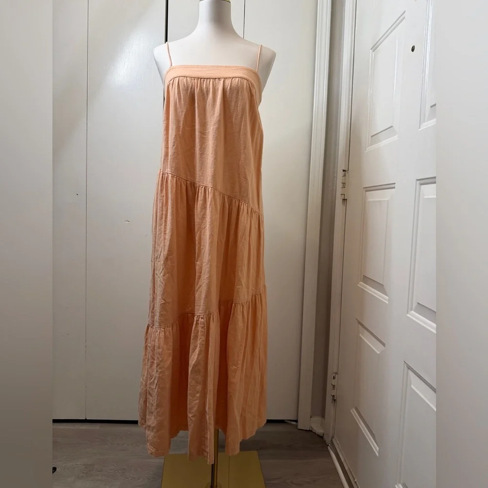 Abercrombie & Fitch Peach Maxi Dress